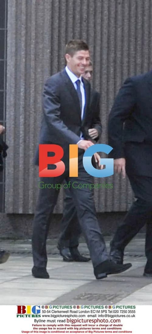 Steven Gerrard arrives at court on assault charge