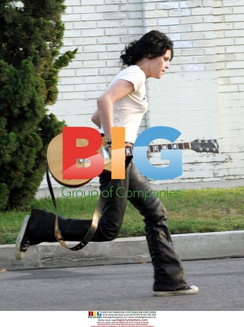 Kristen Stewart filming 'The Runaways'