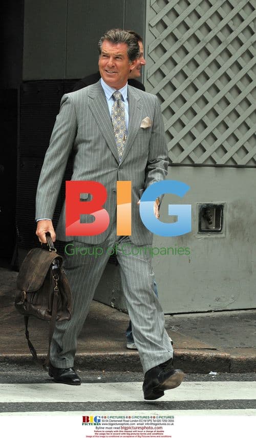 Pierce Brosnan on 'Remember Me' set