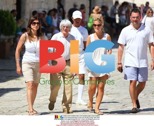 Bernie Ecclestone relaxes on yacht in Hvar, Croatia
