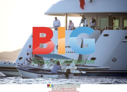 Bernie Ecclestone relaxes on yacht in Hvar, Croatia