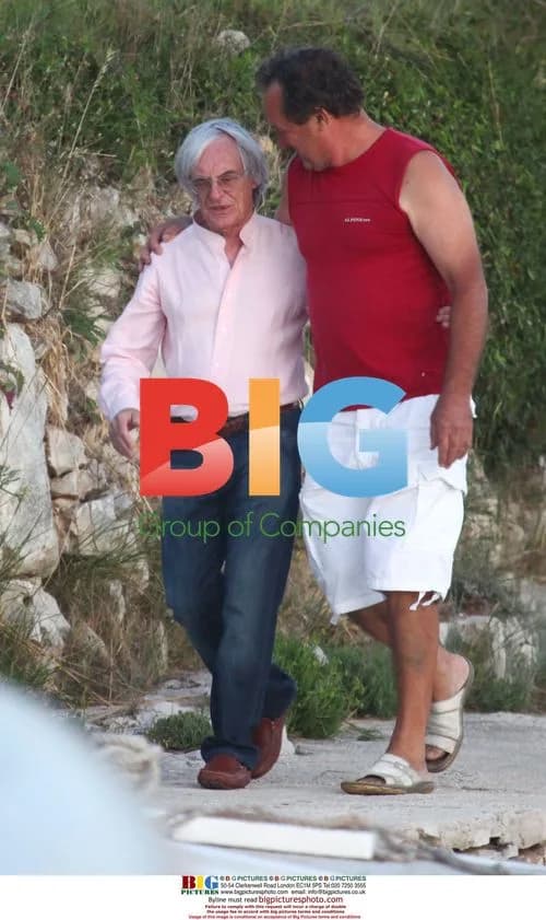 Bernie Ecclestone Relaxes on Yacht in Hvar, Croatia