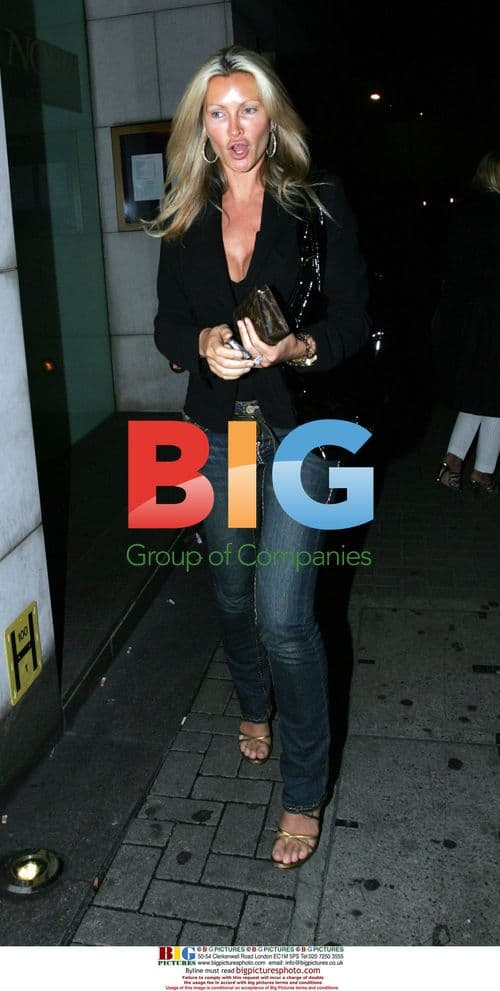 Caprice Enjoys Night Out at Nobu Park Lane