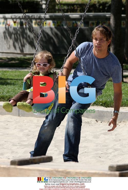 Larry Birkhead and Dannielynn at Park