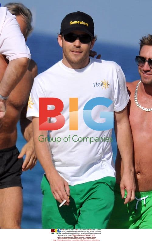 Owen Wilson and Stephen Dorff at Nikki Beach