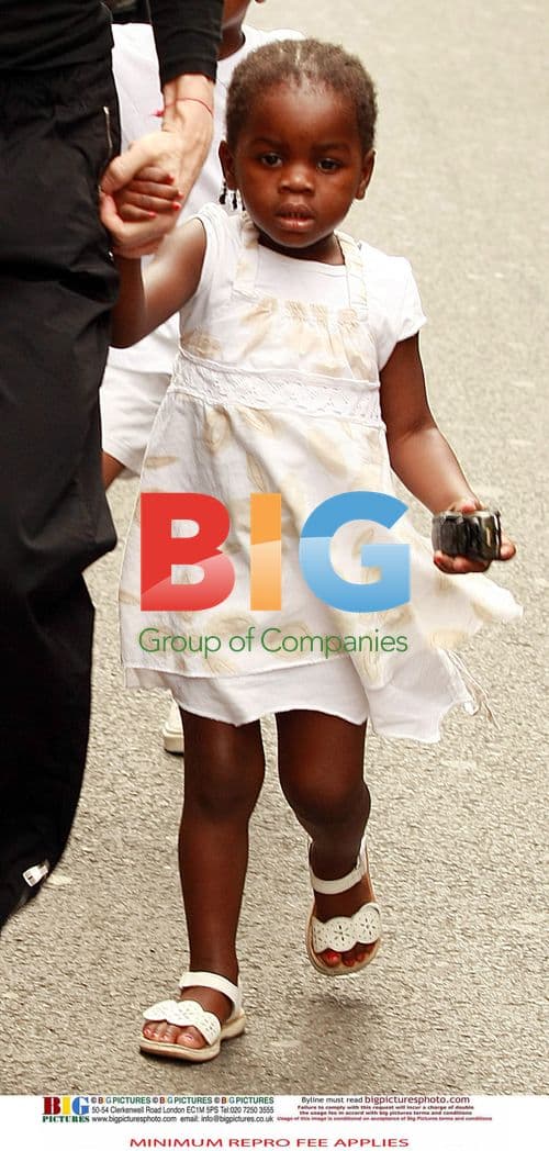 Madonna and Adopted Kids in London