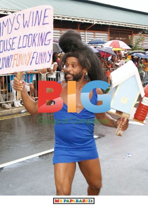 Man pays tribute to Amy Winehouse at St Lucia carnival