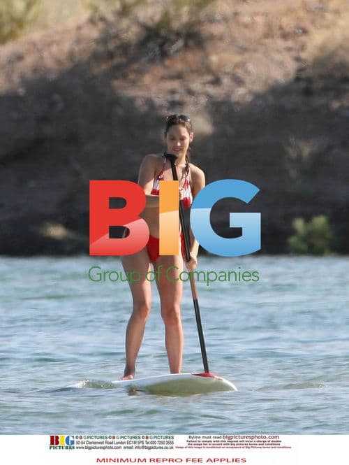 Kelly Brook Enjoys Break in France