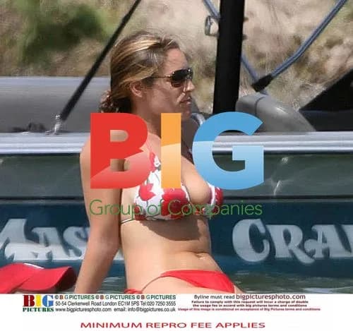 Kelly Brook Relaxing in France