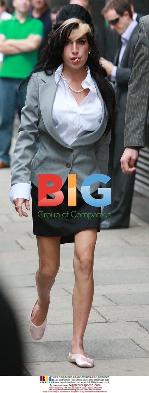 Singer Amy Winehouse in Court