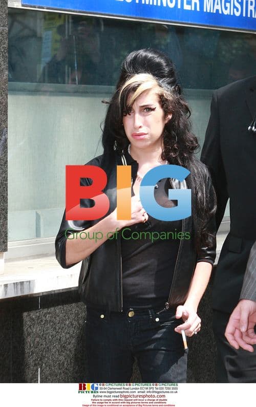 Amy Winehouse Leaves London Court