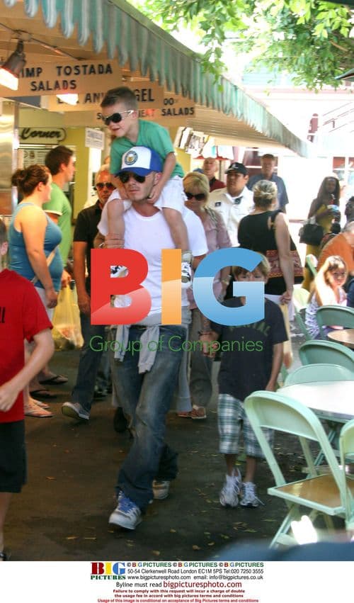 David Beckham at The Grove