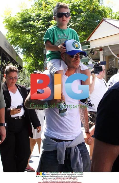 David Beckham at the Marmalade Cafe
