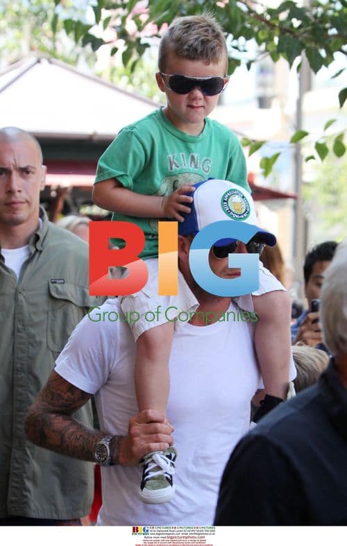 David Beckham at Farmers Market