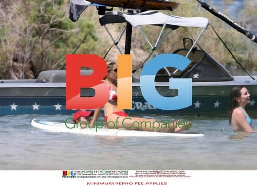 Kelly Brook on vacation in France