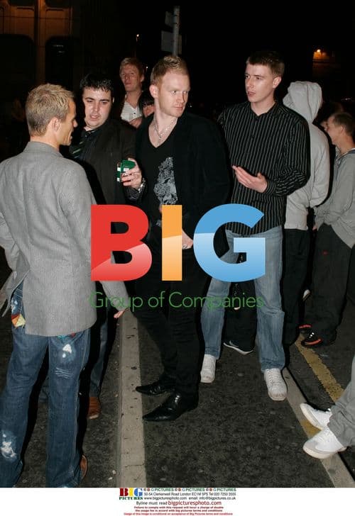 Former Big Brother contestant Rex Newmark on night out