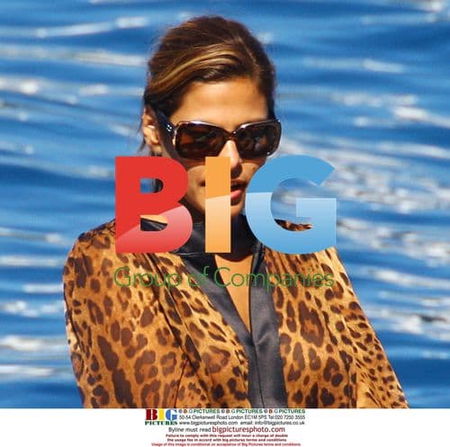 Eva Mendes with Dolce and Gabbana in Portofino