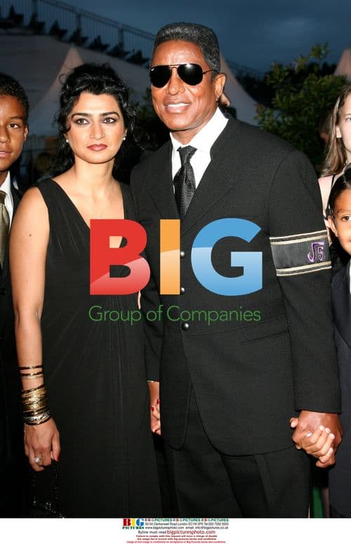 Jermaine Jackson and wife at Save the World Awards 2009