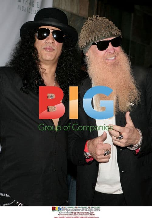 Slash Celebrates Birthday with ZZ Top