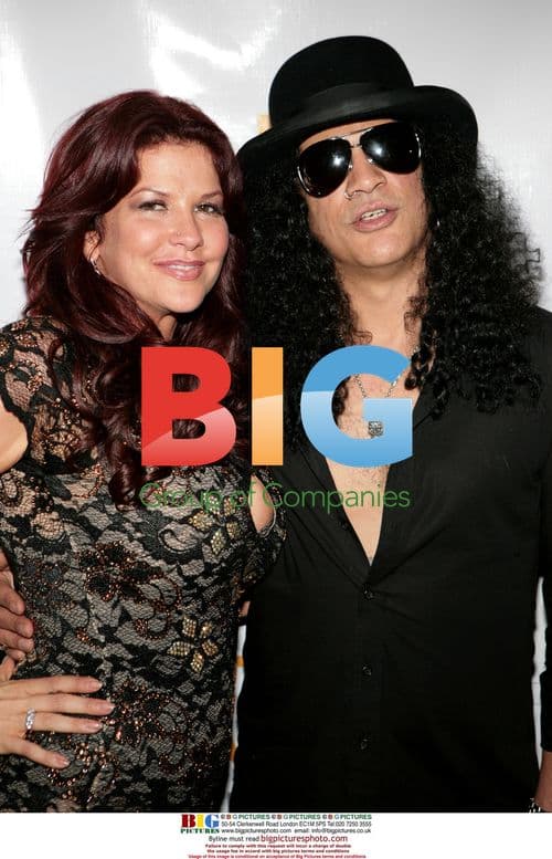 Slash and Perla Hudson at Slash's Birthday Party
