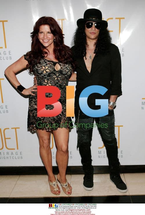 Slash and Perla Hudson at Slash's Birthday Party