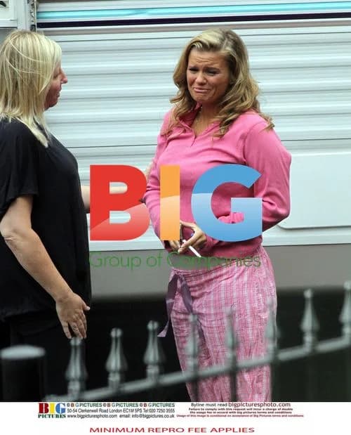 Kerry Katona Upset on Set