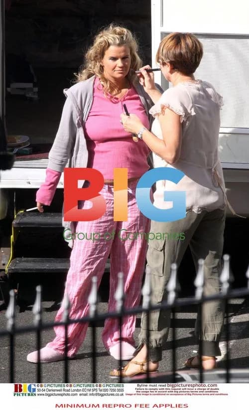 Kerry Katona Upset on Set