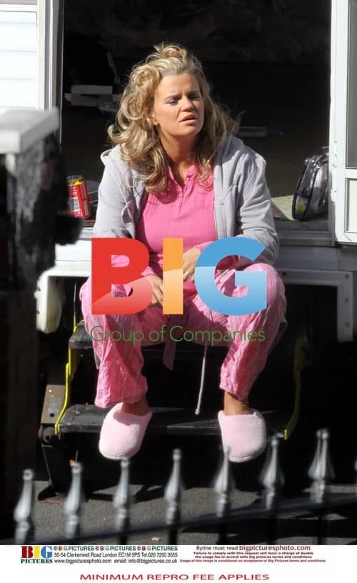 Kerry Katona Upset on Iceland Advert Set