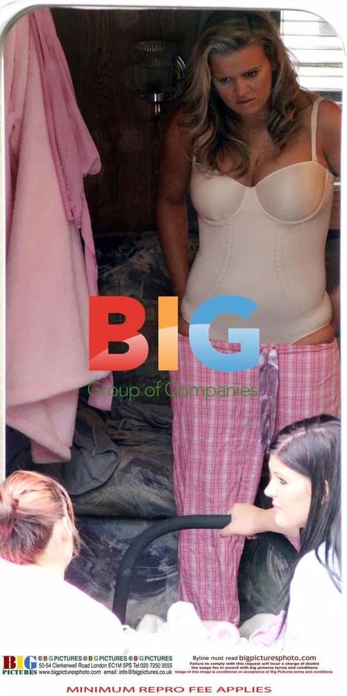 Kerry Katona leaves trailer upset