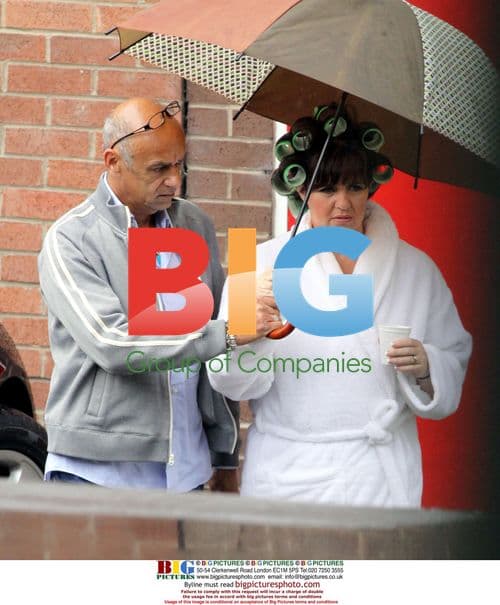 Kerry Katona Late for Iceland Ad Shoot