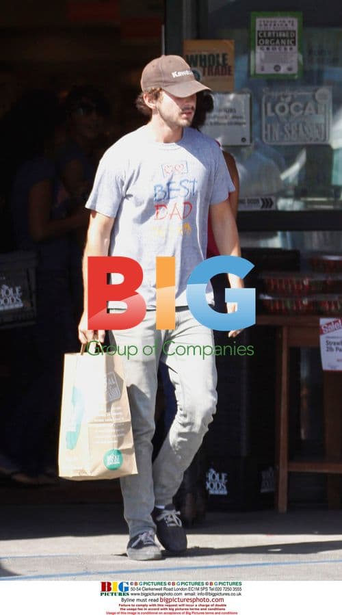Shia LaBeouf Leaves Whole Foods
