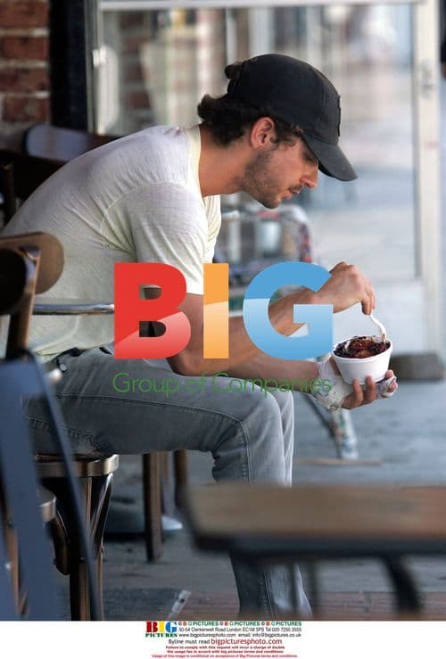 Shia LaBeouf stops for ice cream in LA