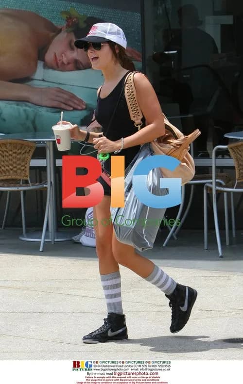 Ashley Tisdale leaves West Hollywood gym