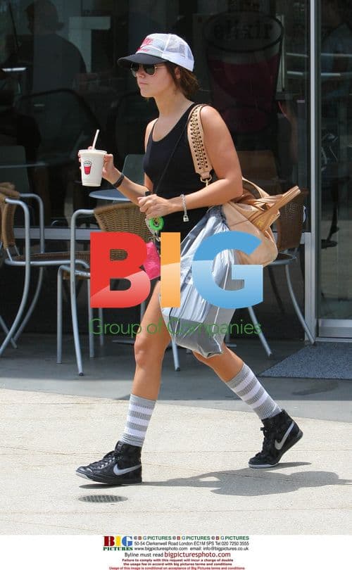 Ashley Tisdale leaves West Hollywood gym