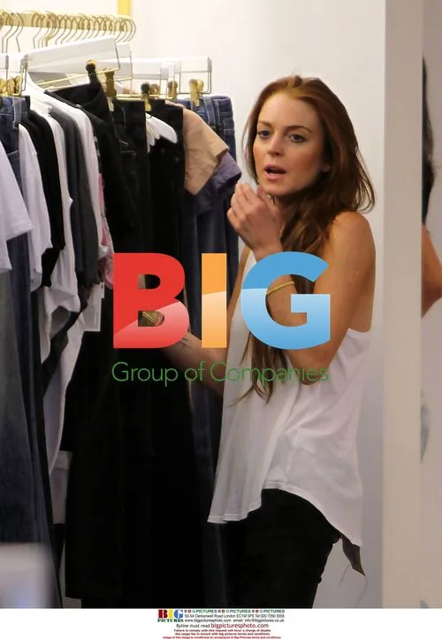 Lindsay Lohan Shopping in West Hollywood