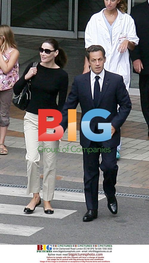 Sarkozy Leaves Hospital with Bruni
