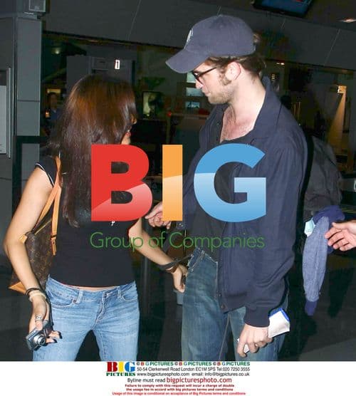 Robert Pattinson arriving at JFK airport