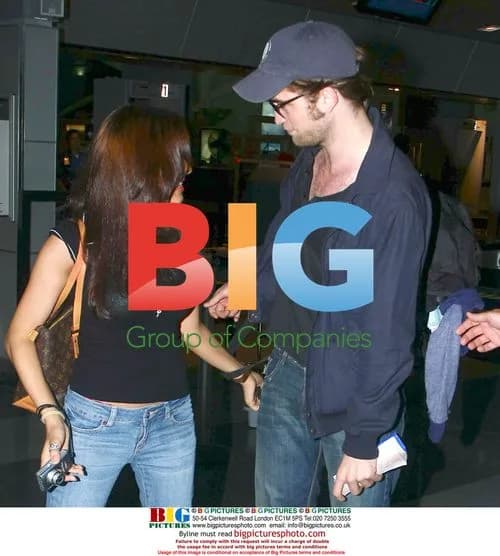 Robert Pattinson arriving at JFK airport