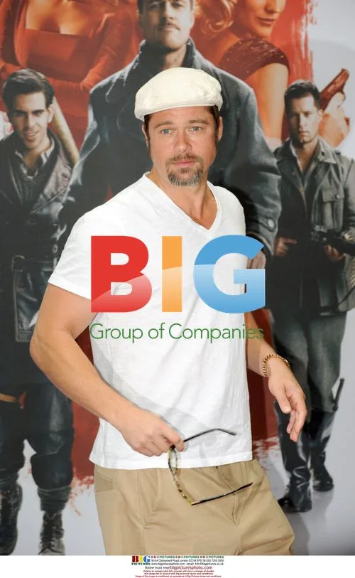 Brad Pitt at Inglorious Basterds photocall