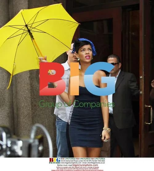 Rihanna visits Bloomingdales & Golden Crust