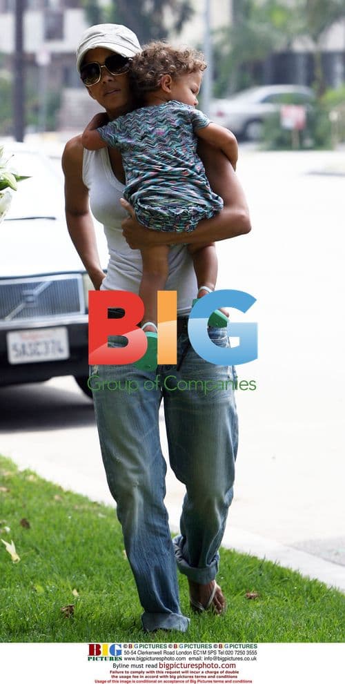 Halle Berry and daughter Nahla in LA