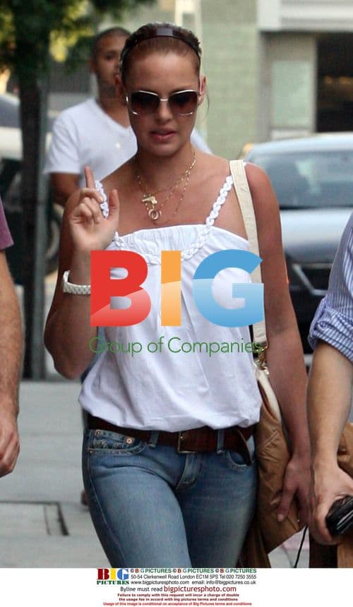 Katherine Heigl and friends stroll in Hollywood