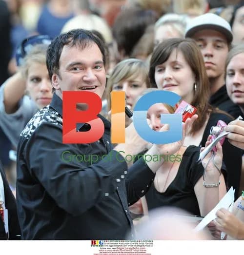 Quentin Tarantino at "Inglourious Basterds" premiere