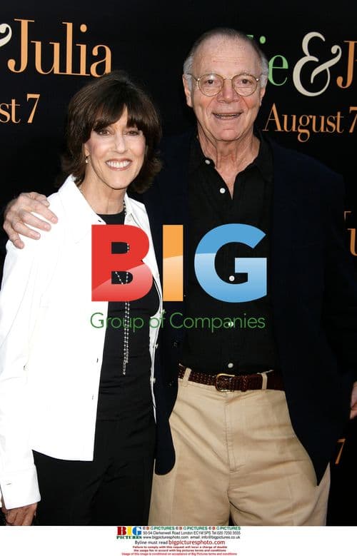 Nora Ephron and Nicolas Pileggi at "Julie & Julia" screening