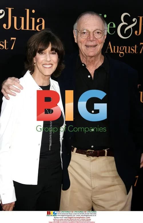 Nora Ephron and Nicolas Pileggi at "Julie & Julia" screening
