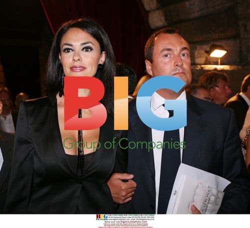 MARIA GRAZIA CUCINOTTA and GIULIO VIOLATI at Placido DOMINGO event