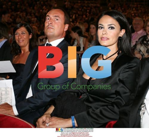 MARIA GRAZIA CUCINOTTA attends PLACIDO DOMINGO gala in Verona