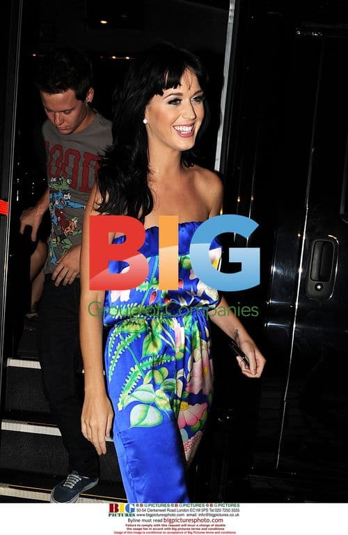 Katy Perry Leaving Concert Afterparty