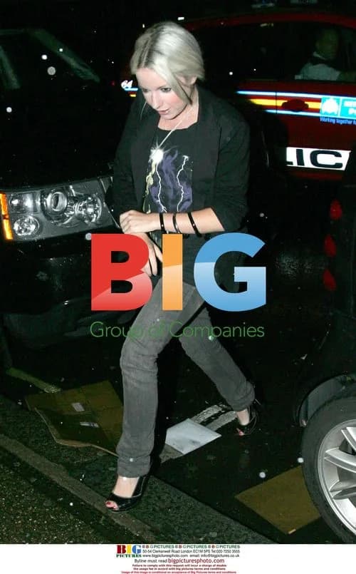 Little Boots Arrives at Radio 1 Studios