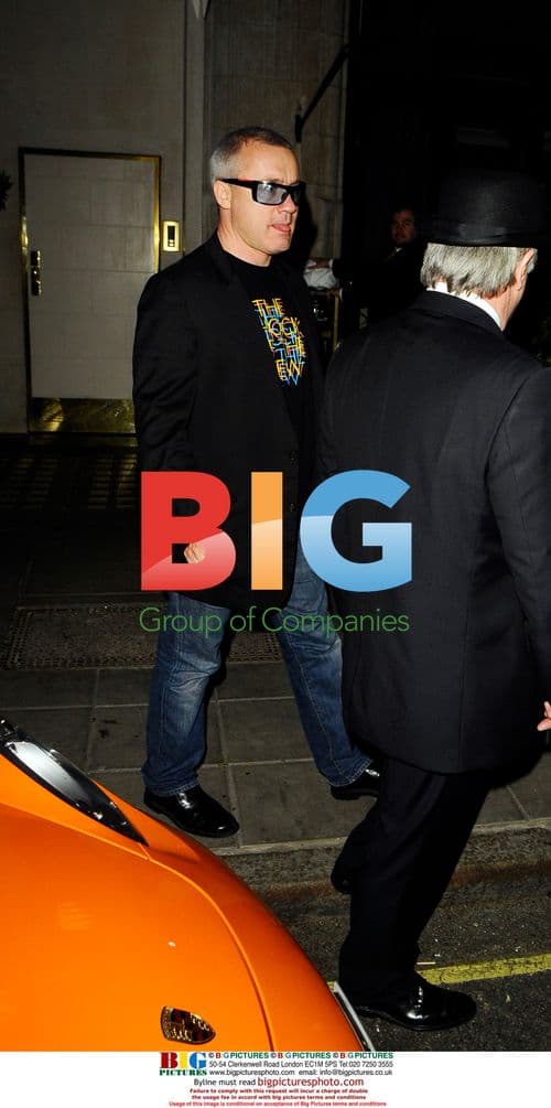 Controversial Artist Damian Hirst Spotted in London